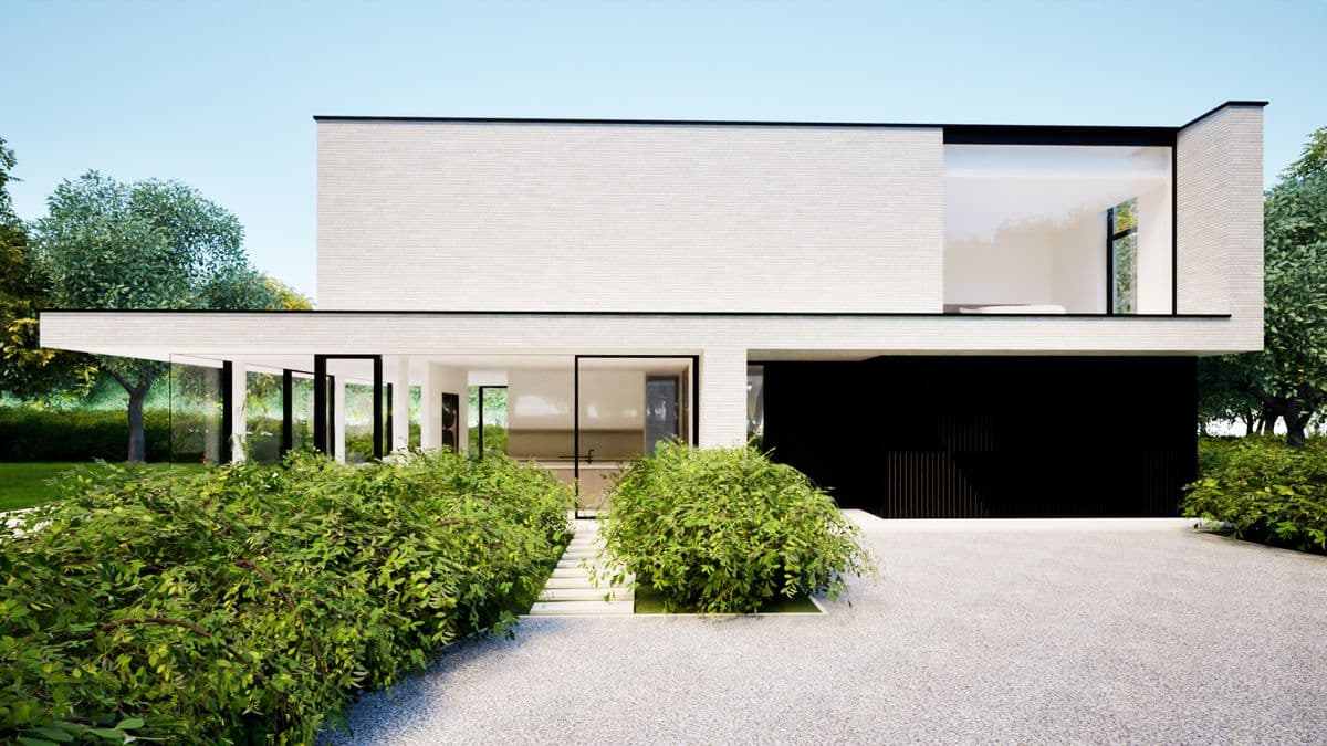 Villa contemporaine en brique à Waterloo